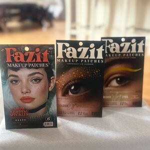 Fazit Makeup Patches Bundle–Glitter Freckles + Golden Eye Accents (3 Packs) NEW